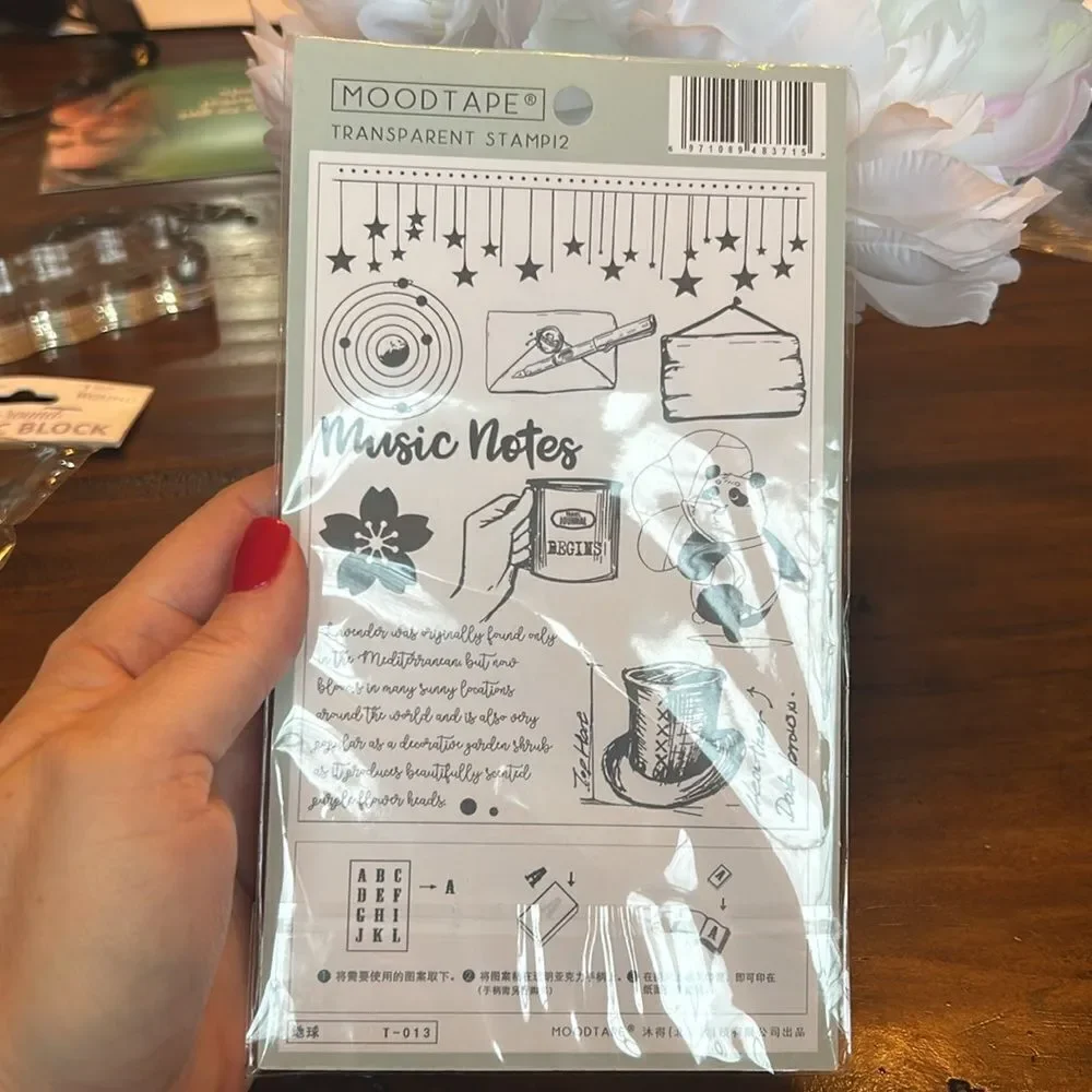 Moodtape TS 2 Clear Stamps Sets - 11 x 16cm - CANDLES figure